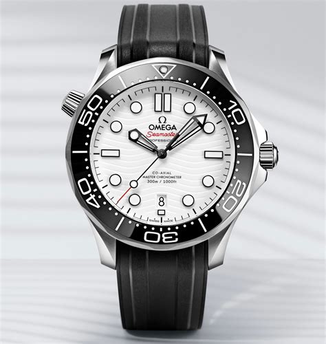 omega seamaster 300m white face.